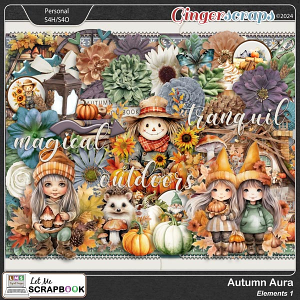 Autumn Aura-1 Elements by Let Me Scrapbook