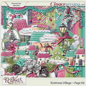 Kristmess Village Page Kit