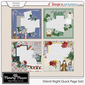 Silent Night Quick Page Set by Memory Mosaic