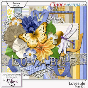 Loveable Mini Kit by Scrapbookcrazy Creations