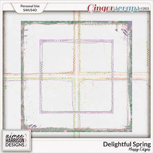 Delightful Spring Messy Edges by Aimee Harrison