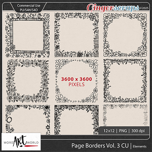 Page Borders Vol 3 CU OK Page Borders Vol 3 CU OK