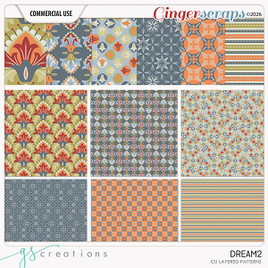 Dream2 Layered Patterns (CU) by GS Creations