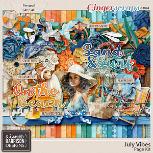 July Vibes Page Kit by Aimee Harrison