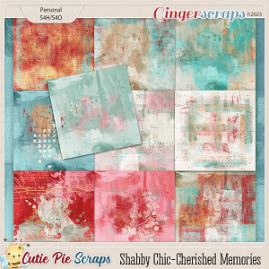 Shabby Chic-Cherished Memories Painted Papers