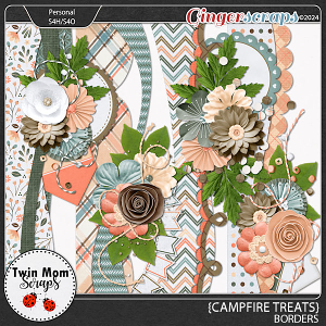 Campfire Treats - BORDERS by Twin Mom Scraps