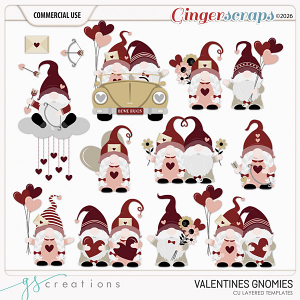Valentine Gnomies (CU) by GS Creations