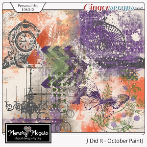 I Did It-October Paint by Memory Mosaic