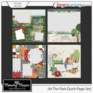 At The Park Quick Page Set by Memory Mosaic