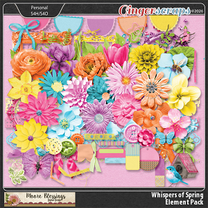 Whispers of Spring Element Pack by Moore Blessings Digital Design