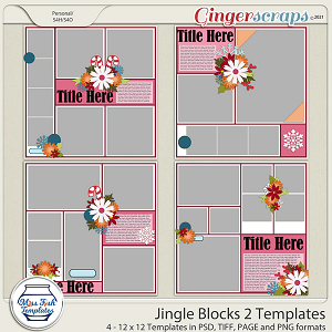 Jingle Blocks 2 Templates by Miss Fish