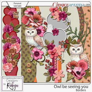 Owl be seeing you Borders by Scrapbookcrazy Creations