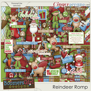 Reindeer Romp by BoomersGirl Designs