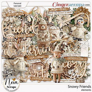 Snowy Friends - Elements - by Neia Scraps Snowy Friends - Elements - by Neia Scraps