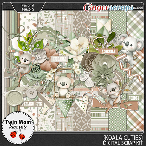 Koala Cuties - KIT by Twin Mom Scraps