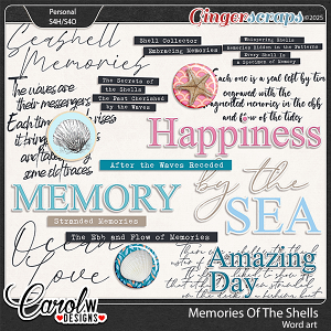 Memories Of The Shells-Word art