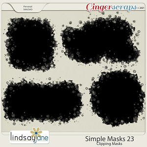 Simple Masks 23 by Lindsay Jane