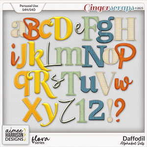 Daffodil Alphabet Sets by Aimee Harrison