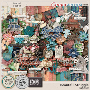 Beautiful Struggle Mega Kit by Aimee Harrison, Chere Kaye Designs and Cindy Ritter Designs