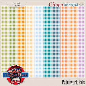 Patchwork Pals Gingham Papers By The Brit Chick