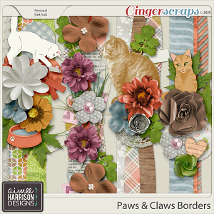 Paws and Claws Borders by Aimee Harrison