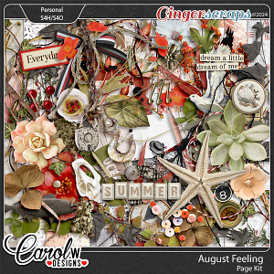 August Feeling-Page Kit