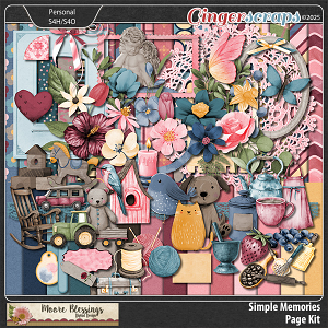 Simple Memories Page Kit By Moore Blessings Digital Design
