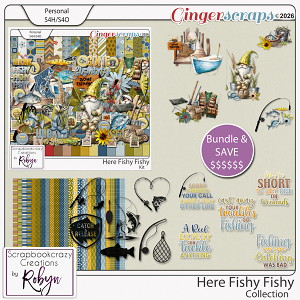 Here Fishy Fishy Collection by Scrapbookcrazy Creations