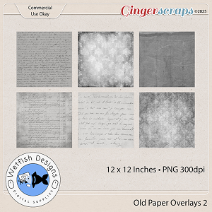 Old Paper Overlays 2 by Wetfish Designs 