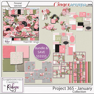 Project 365 - January Collection by Scrapbookcrazy Creations
