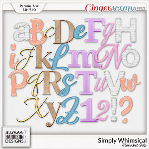 Simply Whimsical Alphabet Sets by Aimee Harrison Simply Whimsical Alphabet Sets by Aimee Harrison