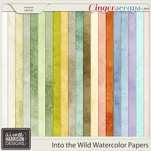 Into the Wild Watercolor Papers by Aimee Harrison