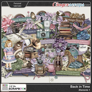 Back In Time-1 Elements by Let Me Scrapbook