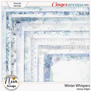 Winter Whispers -  Messy Edges - by Neia Scraps 