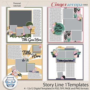 Story Line 1 Templates by Miss Fish