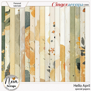 Hello April - Special Papers - by Neia Scraps