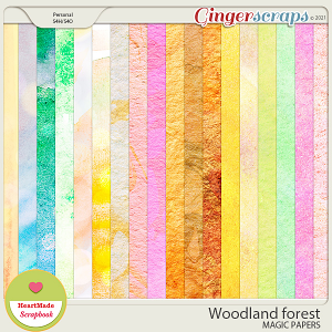 Woodland forest - magic papers