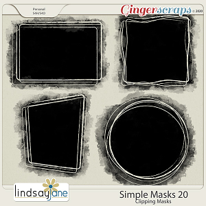 Simple Masks 20 by Lindsay Jane