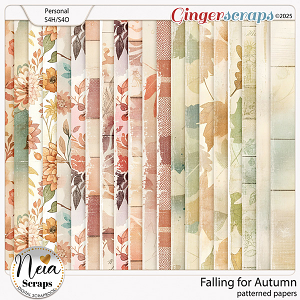 Falling for Autumn - Patterned Papers - by Neia Scraps