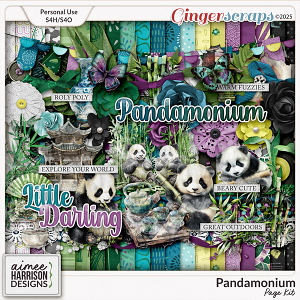 Pandamonium Page Kit by Aimee Harrison