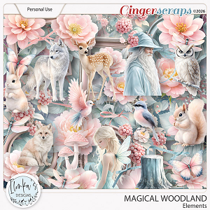 Magical Woodland Elements by Ilonka's Designs