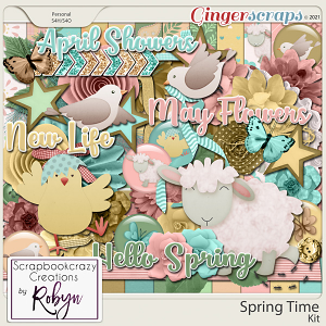 Spring Time Kit by Scrapbookcrazy Creations