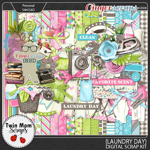 Laundry Day - KIT by Twin Mom Scraps
