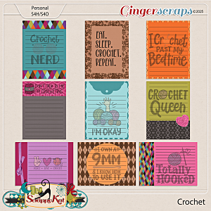 Crochet Journal Cards by The Scrappy Kat