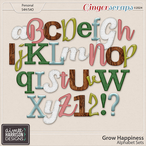 Grow Happiness Alpha Sets by Aimee Harrison
