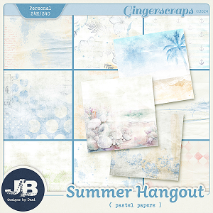 Summer Hangout Pastel Papers by JB Studio