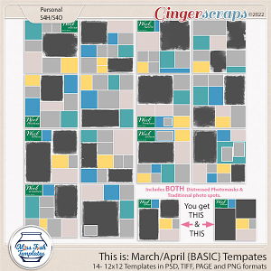 This is: March-April Basic Templates by Miss Fish