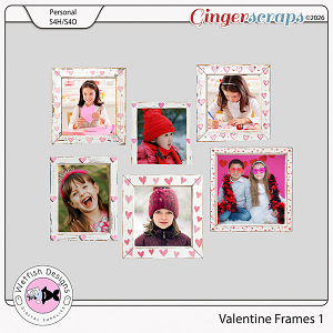 Valentine Frames 1 by Wetfish Designs 
