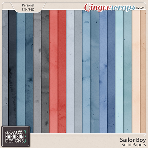 Sailor Boy Solid Papers by Aimee Harrison