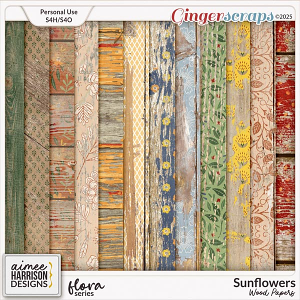 Sunflowers Wood Papers by Aimee Harrison Sunflowers Wood Papers by Aimee Harrison
